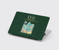 Thumbnail for Lugano Airport (LUG) design on dark green MacBook case