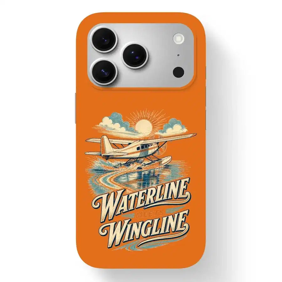 SIGNAL 642 - Waterline Meets Wingline - MagSafe iPhone 17 Pro design on orange magsafe iphone 17 pro