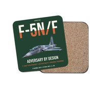 Thumbnail for F-5N F Adversary design on dark green 1 piece coaster