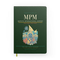 Thumbnail for Maputo International Airport (MPM) design on dark green notebook