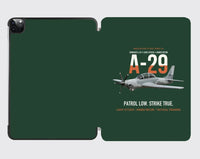 Thumbnail for A-29 Super Tucano Light Attack design on dark green ipad tablet case