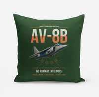 Thumbnail for AV-8B Harrier II design on dark green pillow