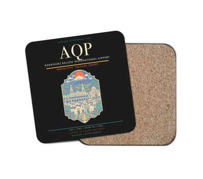 Rodriguez Ballon International Airport AQP Coaster 1-Piece - Black