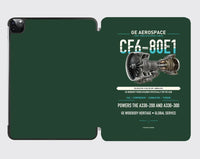 Thumbnail for CF6-80E1 design on dark green ipad tablet case