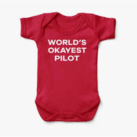 Thumbnail for World's Okayest Pilot Baby Bodysuit - view 13