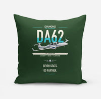 Thumbnail for Diamond DA62 design on dark green pillow
