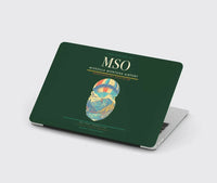 Thumbnail for Missoula Montana Airport (MSO) design on dark green MacBook case