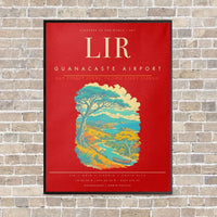 Thumbnail for Guanacaste Airport LIR - Canvas Framed - Red