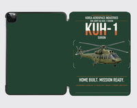 Thumbnail for Korea Aerospace Industries KUH-1 Surion design on dark green ipad tablet case
