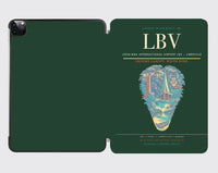 Thumbnail for Leon-Mba International Airport (LBV) design on dark green ipad tablet case