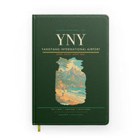 Thumbnail for Yangyang International Airport (YNY) design on dark green notebook