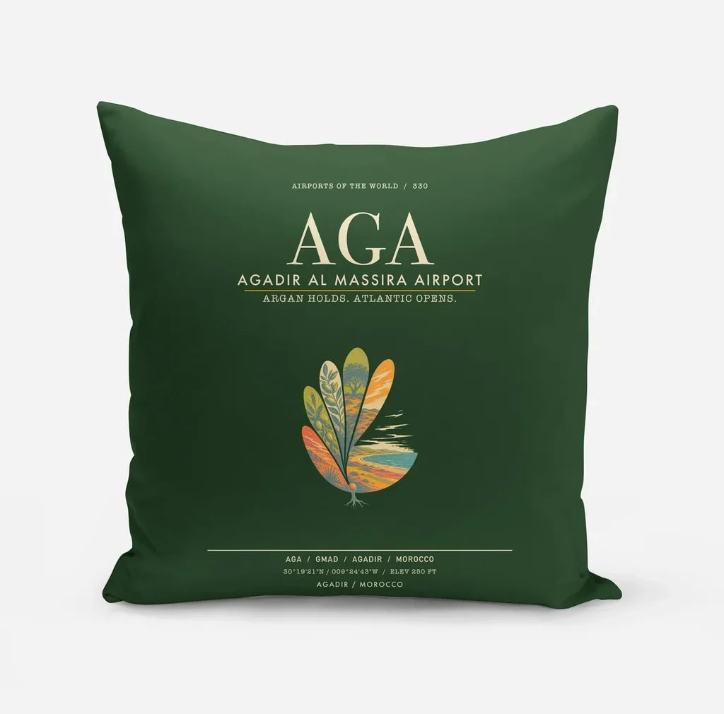 Agadir Al Massira Airport AGA - Dark Green