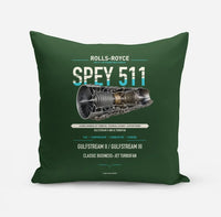 Thumbnail for SPEY 511 design on dark green pillow