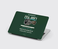 Thumbnail for CF6-80E1 design on dark green MacBook case