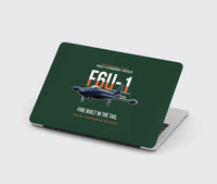 Thumbnail for F6U-1 Pirate Fire Built in the Tail design on dark green MacBook case