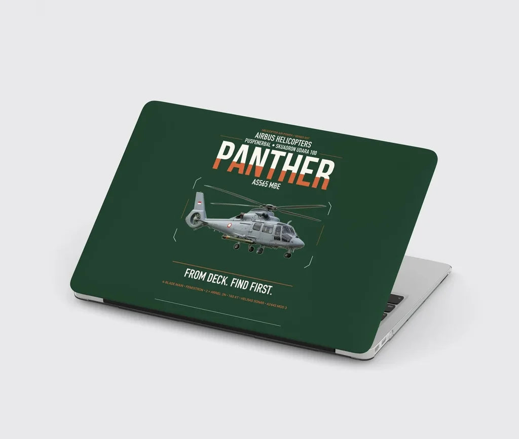 Airbus Helicopters AS565 MBe Panther design on dark green MacBook case