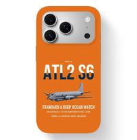 Thumbnail for Atlantique 2 Standard 6 design on orange magsafe iphone case, for iPhone 17 Pro