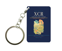 Thumbnail for Châlons-Vatry Airport (XCR) design on navy blue key chain