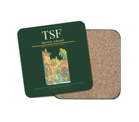 Thumbnail for Treviso Airport (TSF) design on dark green 1 piece coaster
