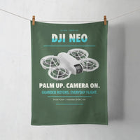 Thumbnail for DJI Neo design on dark green towel