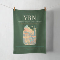 Thumbnail for Verona Villafranca Airport (VRN) design on dark green towel
