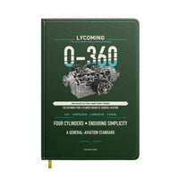 Thumbnail for O-360 design on dark green notebook