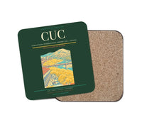 Thumbnail for Camilo Daza International Airport (CUC) design on dark green 1 piece coaster