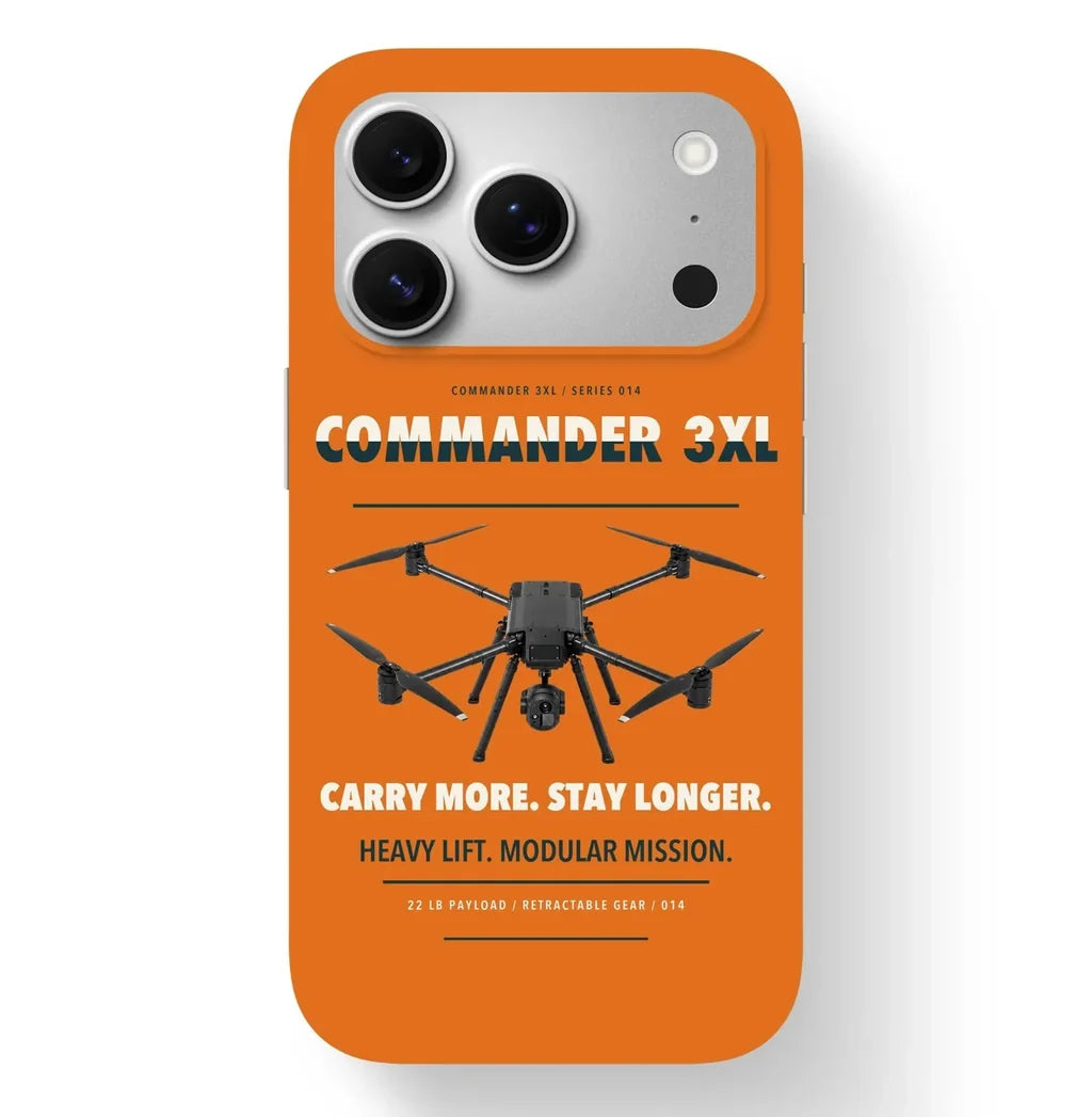 Draganfly Commander 3XL Case design on orange iphone case