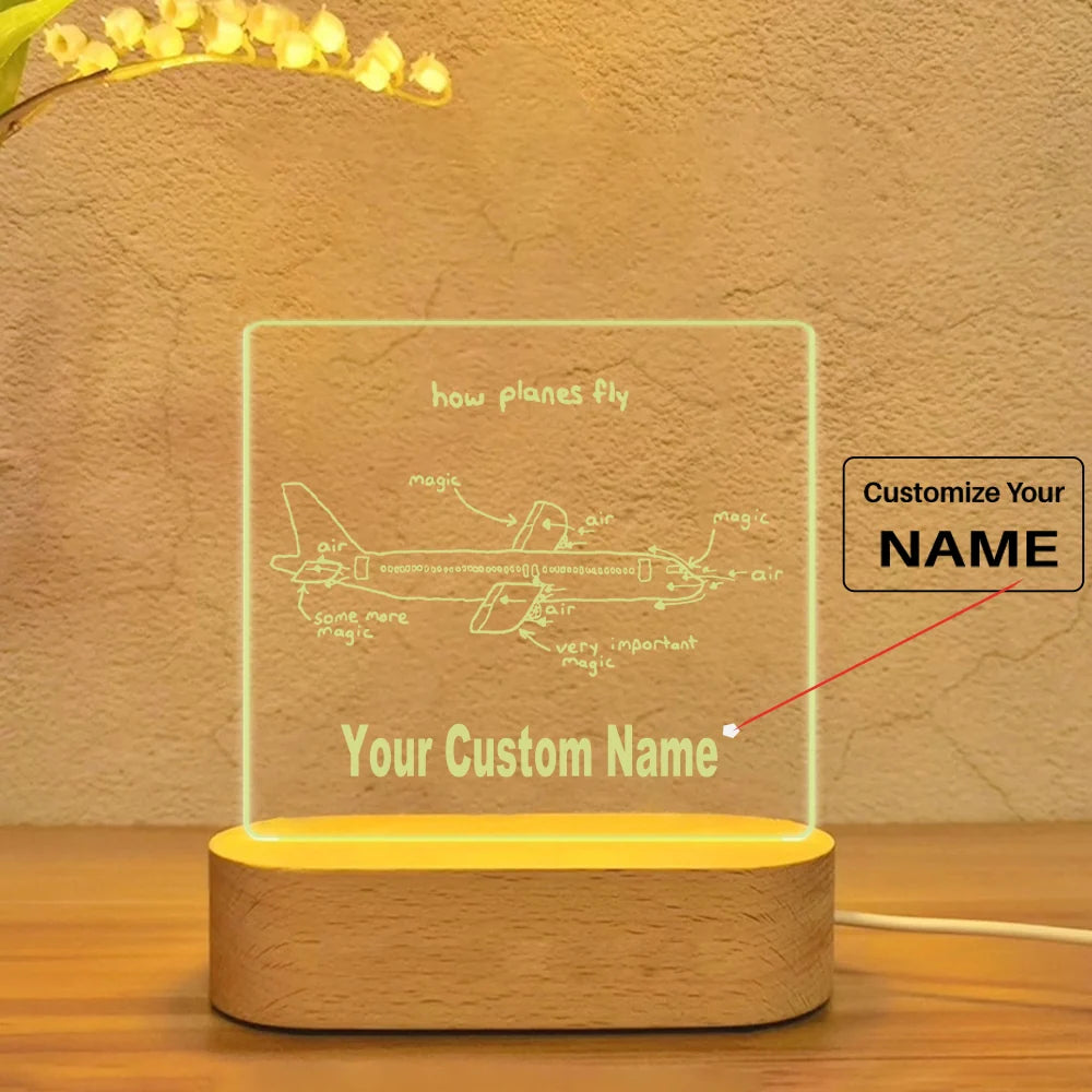 How Planes Fly Designed Night Lamp - view 13