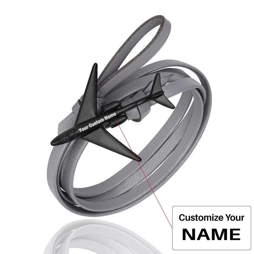 Customisable Leather Rope Bracelet - view 6