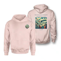 Thumbnail for VINTAGE G4387 - The Hay Bale Markers - Double-Side Hoodie design on pink double side