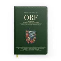 Thumbnail for Norfolk International Airport (ORF) design on dark green notebook