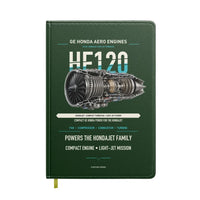 Thumbnail for HF120 design on dark green notebook