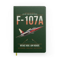 Thumbnail for F-107A Ultra Sabre design on dark green notebook