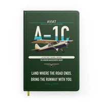 Thumbnail for Aviat Husky A-1C-180 design on dark green notebook