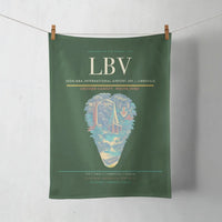 Thumbnail for Leon-Mba International Airport (LBV) design on dark green towel
