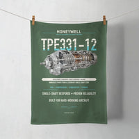 Thumbnail for TPE331-12 design on dark green towel