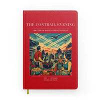 Thumbnail for VINTAGE G4135 - The Contrail Evening - Designed Notebooks design on red