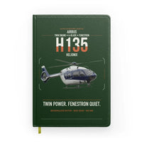 Thumbnail for Airbus H135 design on dark green notebook