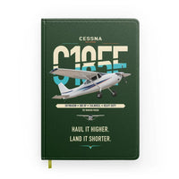Thumbnail for Cessna A185F Skywagon design on dark green notebook