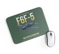 Thumbnail for F6F-5 Hellcat design on dark green rectangle mouse pad