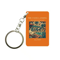 Thumbnail for VINTAGE G4331 - The Oasis Landing - Designed Key Chain design on orange