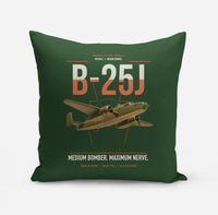Thumbnail for B-25J Mitchell design on dark green pillow