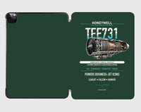 Thumbnail for TFE731 design on dark green ipad tablet case
