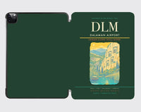 Thumbnail for Dalaman Airport (DLM) design on dark green ipad tablet case