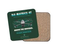 Thumbnail for DJI Matrice 4T design on dark green 1 piece coaster