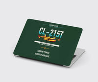 Thumbnail for Canadair CL-215T design on dark green MacBook case