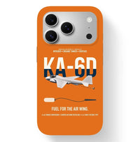 Thumbnail for KA-6D Intruder design on orange magsafe iphone case, for iPhone 17 Pro