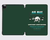Thumbnail for Percepto Air Max design on dark green ipad tablet case