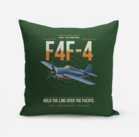 Thumbnail for F4F-4 Wildcat design on dark green pillow